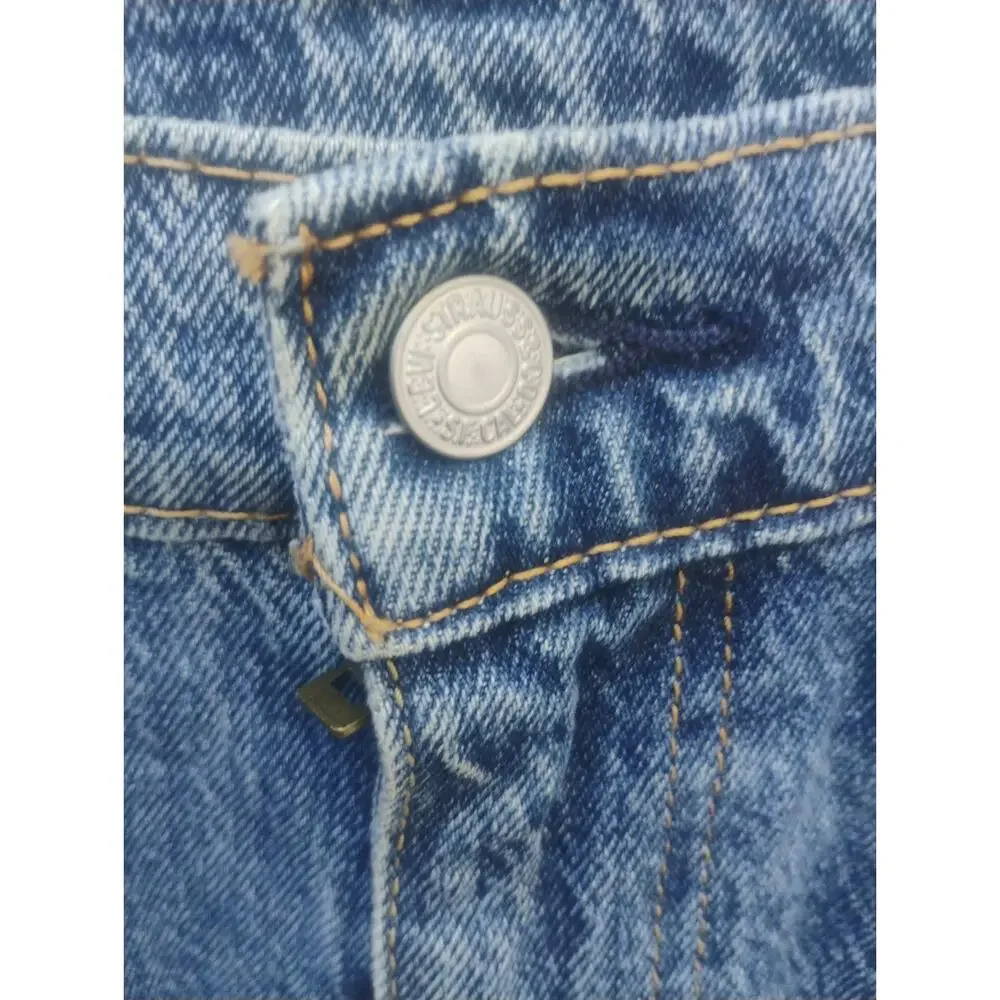 Levi’s 502 Taper Fit Jeans Men’s 30x30 Medium Wash Blue Denim Red Tab Work Pants